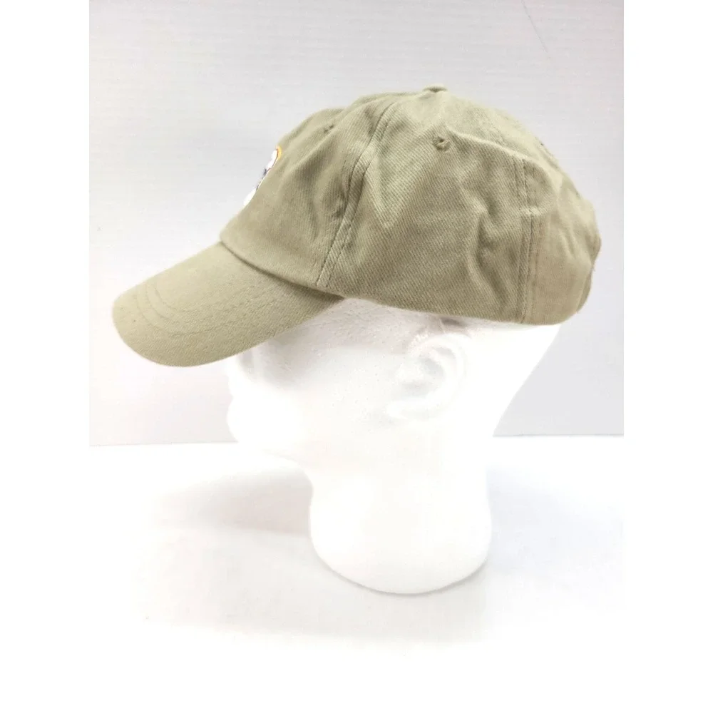 Vintage Miller Lite Baseball Cap Slideback OS Beige Canvas